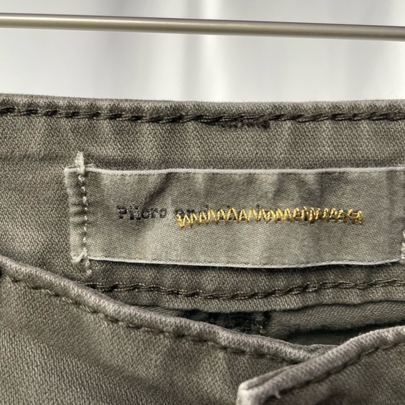 Pilcro and the Letterpress Zipper Straight Leg Pants in Green Size 26 - Picture 2 of 5